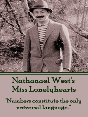 cover image of Miss Lonelyhearts